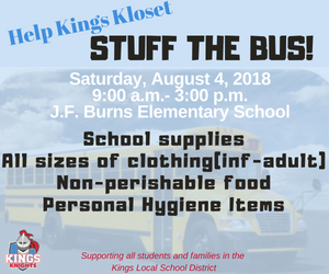 Kings Kloset Stuff the Bus Event